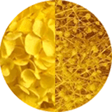 Page couleurs disponibles bijoux et accessoires cheveux, bijoux mariage, fleurs éternelles, petites fleurs hortensia et gypsophile stabilisées jaune et orange